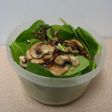 ベーコンとマッシュでほうれん草なサラダ