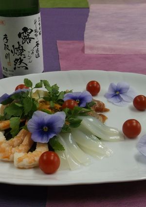 芹のお刺身サラダ-レシピのメイン写真