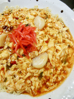 ⭐️辛ラーメンで作る卵あんかけ硬やきそば-レシピのメイン写真