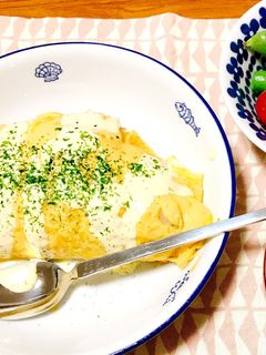 炊き込みご飯リメイク 和風オムライス-レシピのメイン写真