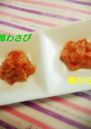 使い方色々☆梅わさび＆梅からし♡-レシピのメイン写真