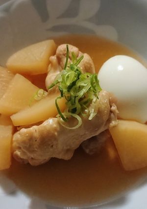 放置レシピ！とろとろ玉子と手羽元大根-レシピのメイン写真