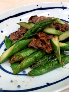 アスパラと牛肉のうまうま炒め-レシピのメイン写真