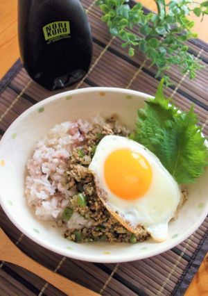 【のりクロ】で簡単♪　ガパオライス風-レシピのメイン写真