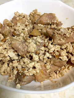卵白消費に!鶏モモ肉と卵白のポン酢炒め-レシピのメイン写真