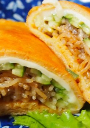 ふるる辛冷麺卵とじ-レシピのメイン写真