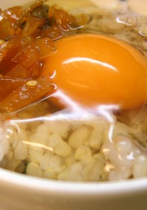 *福神漬けと卵ご飯*-レシピのメイン写真