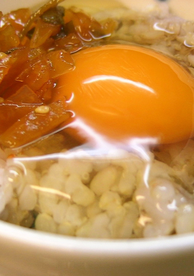 *福神漬けと卵ご飯*-レシピのメイン写真