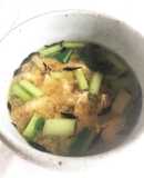 味噌汁おいしい麦味噌で作ります
