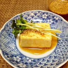 รูปของ 豆腐ステーキ☆ごま味噌和風だれ
