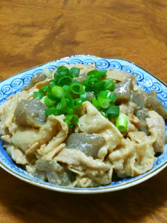 簡単!!豚バラとこんにゃくの味噌煮-レシピのメイン写真