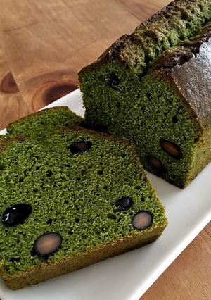抹茶黒豆パウンドケーキ-レシピのメイン写真