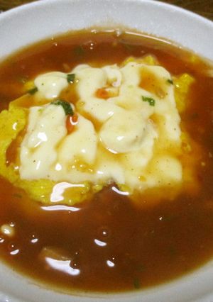 おひとりさまの餡かけオム辛ラーメン-レシピのメイン写真