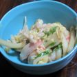 タケノコとミツバの卵とじ