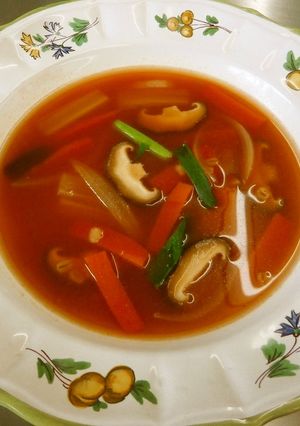 【食品ロス】麦と野菜のトマトスープ-レシピのメイン写真