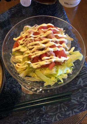 簡単、サラダそうめん-レシピのメイン写真