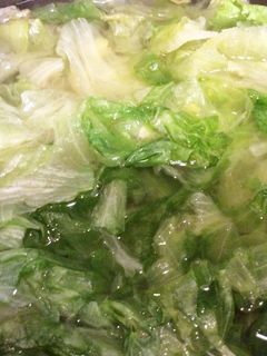 レタスと生姜の鶏ガラスープ-レシピのメイン写真