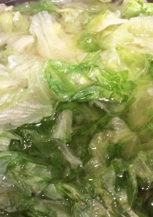 レタスと生姜の鶏ガラスープ-レシピのメイン写真
