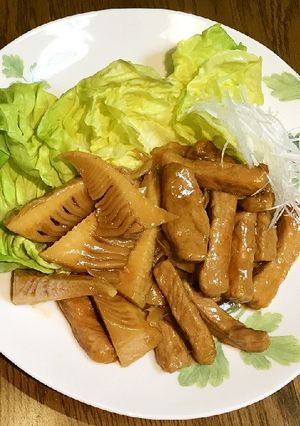 豚肉とたけのこの黒酢煮込み-レシピのメイン写真