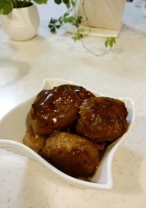 お酢でさっぱりバーグ-レシピのメイン写真