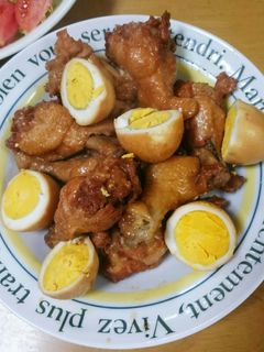 手羽元(先)のマーマレードで簡単煮物-レシピのメイン写真