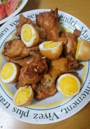 手羽元（先）のマーマレードで簡単煮物-レシピのメイン写真
