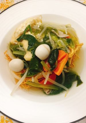 香味ペーストだけで作る皿うどん-レシピのメイン写真