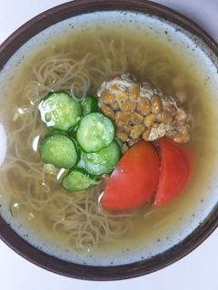 ふるる冷麺納豆のせ-レシピのメイン写真