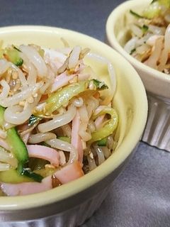 新玉・もやし・胡瓜の中華風和え物-レシピのメイン写真