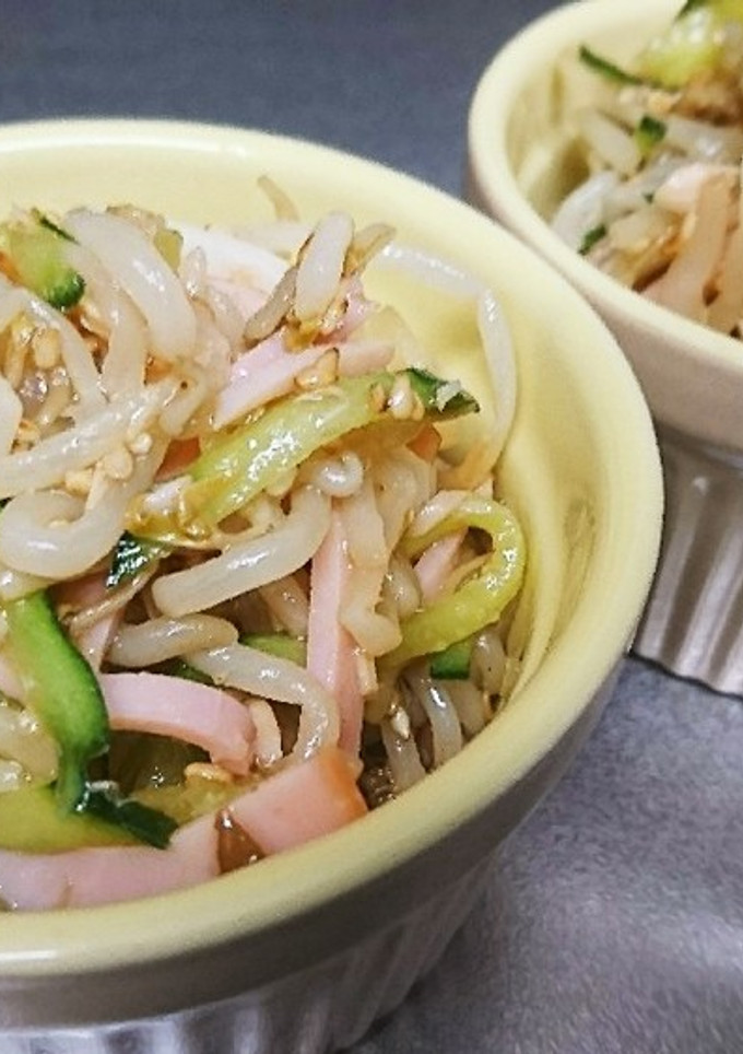 新玉・もやし・胡瓜の中華風和え物-レシピのメイン写真