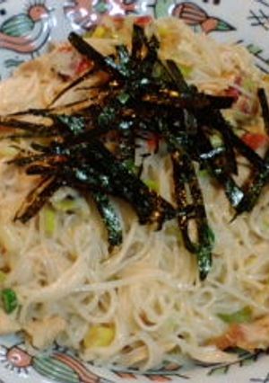 ネギ梅そうめん♪-レシピのメイン写真