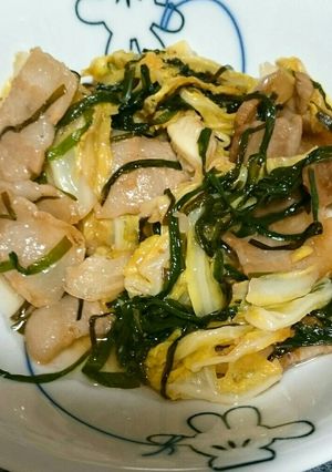 レモンで爽やか♪春キャベツの豚肉炒め-レシピのメイン写真
