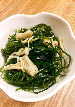 切り昆布とえのきの塩炒め-レシピのメイン写真