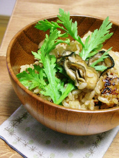 かきの炊き込みご飯-レシピのメイン写真