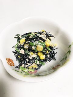 ひじきとほうれん草のツナマヨ和え-レシピのメイン写真