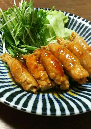 時短☆冷しゃぶ用お肉でえのきの肉巻き☆-レシピのメイン写真