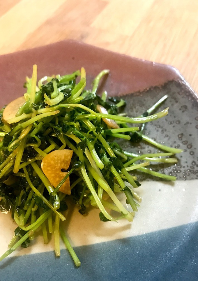 簡単！お店の味！豆苗炒め-レシピのメイン写真