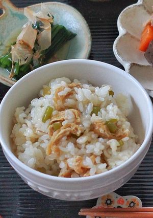 絶品！蕗(ふき)の混ぜご飯♡-レシピのメイン写真