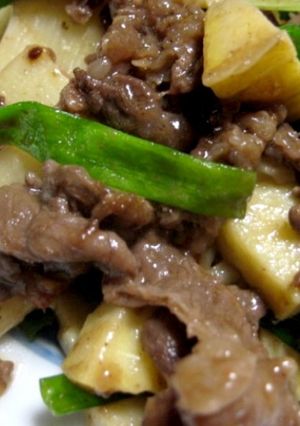 牛肉と筍の中華炒め-レシピのメイン写真
