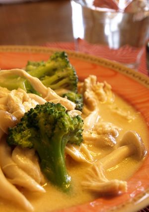 チキンクリーム丼-レシピのメイン写真