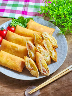 はんぺん入り☆ベーコンポテト春巻き-レシピのメイン写真