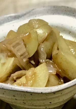 新じゃがで皮付き塩肉じゃが-レシピのメイン写真