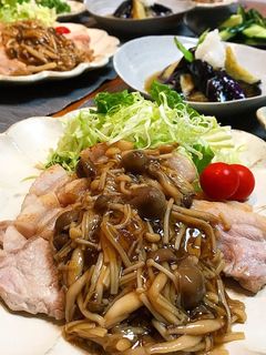 きのこたっぷり豚の生姜焼き-レシピのメイン写真