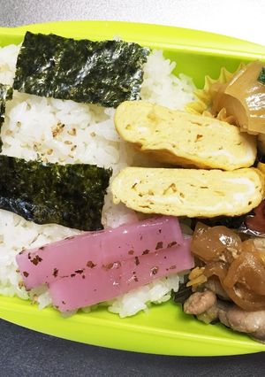 旦那弁当73♥生姜焼き弁当！-レシピのメイン写真