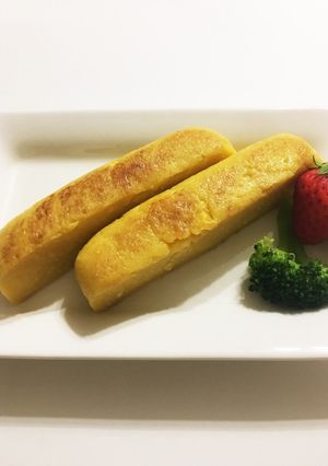 給食✨卵なし✨改・厚焼卵もどき-レシピのメイン写真