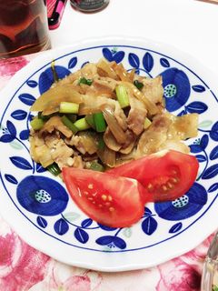 豚肉とニンニクの芽の香り炒め-レシピのメイン写真