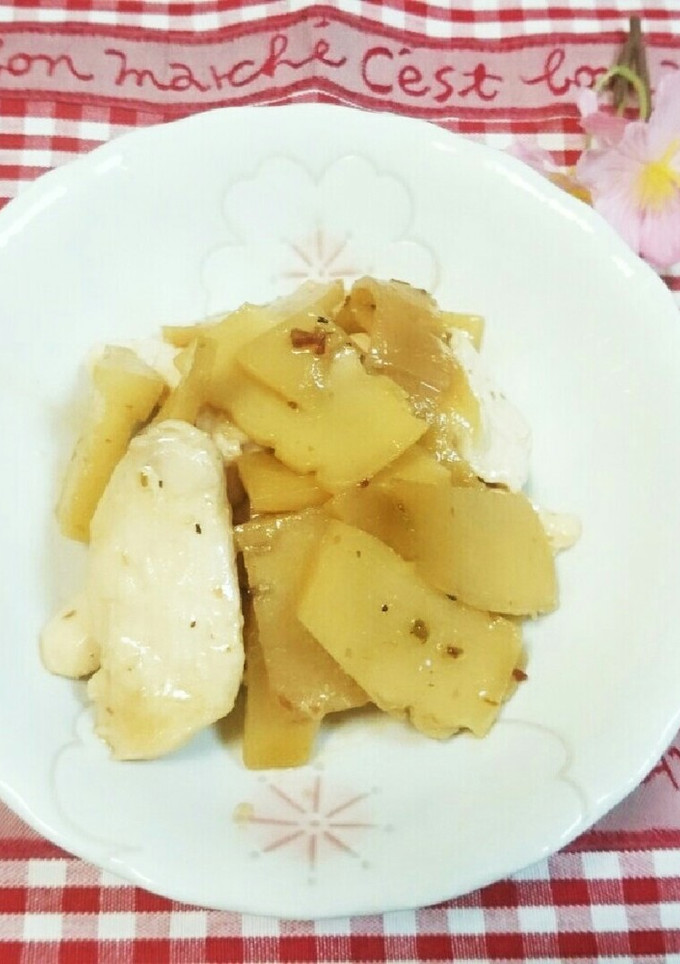 たけのこと鶏胸肉のきんぴら風炒め-レシピのメイン写真