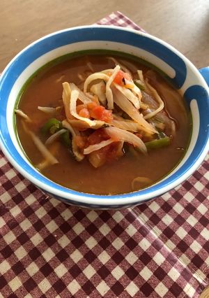 意外♡切干大根の食べるトマトスープ-レシピのメイン写真