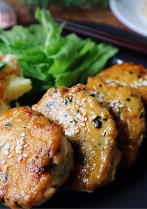 豆腐とひじきの柔らかつくねバーグ☆-レシピのメイン写真
