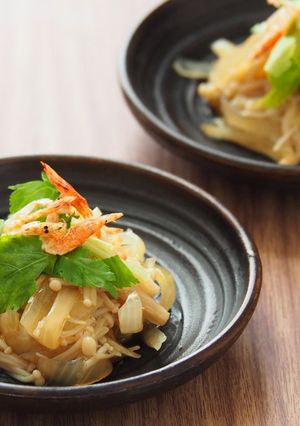玉ねぎとえのき茸の煮浸し-レシピのメイン写真